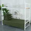 Fabricante de colcha verde militar personalizada, conjunto de seis piezas para dormitorio, tres piezas, venta al por mayor, colcha de entrenamiento militar para estudiantes, departamento de colcha de ayuda para desastres civiles