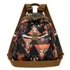 Mini Mochila para Mujer con Estampado de Graffiti - Mochila Casual Ligera de Nailon para Uso Diario