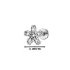Henson Circonita Microincrustada Lazo Acero Inoxidable Rosca Interna Perforación de Labio Perforación de Cartílago Auricular Joyería Rosca Interna Transfronterizo
