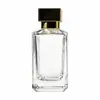 Botella de perfume cuadrada de vidrio geométrico, estructura de cuerpo de botella tridimensional, botella vacía para empaque de perfume, hecha a medida según la imagen, producción de muestras admitida