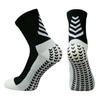 Meias de futebol transfronteiriças, meias esportivas de cano médio masculinas, meias de corrida, antiderrapantes, fundo de toalha espessado de silicone, resistente ao desgaste e absorvente de suor