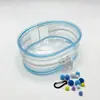 Bolsa de Exhibición de Alta Transparencia de 10 cm para Figuras Periféricas de Anime, Bolsa Portátil al Aire Libre de PVC Transparente tipo Cápsula para Muñecos