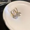 Pendientes de Ojo de Gato de Lujo Ligero 2025 Nuevo Tendencia Diseño de Nicho Pendientes Exquisitos Pendientes de Gama Alta para Mujer Verano
