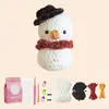 Muñeca de Ganchillo Personalizada con Tema Navideño Muñeco de Nieve Reno Osito Hilo Set Hecho a Mano Paquete de Materiales de Ganchillo Navideño
