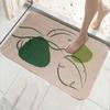 Tapete de Lino Transfronterizo para Piso Tapete Antideslizante para Baño Tapete de Puerta para Hogar Baño Absorbente Resistente al Desgaste Lavable Tapete de Puerta