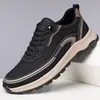 Vendas Diretas de Fábrica Transfronteiriças Sapatos Masculinos Novos Couro Respirável Leve Finos Slip-On Tendência Esportivos e Casuais