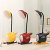 Lámpara de Mesa de Dibujos Animados Labubu para Dormitorio, Escritorio, Mesita de Noche, Carga USB, Habitación Infantil, Luz Nocturna para Dormir, Regalo para Eventos