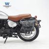 Muscle car Lobo adequado para Qianjiang Yi 500 bolsa lateral retrô caixa de borda lateral modificação impermeável liberação rápida bolsa de capacete Especial