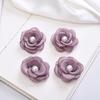 Nueva simulación de flor de hilo de perla de camelia, accesorios para el cabello hechos a mano DIY, flor para la cabeza, flor para la muñeca, decoración, flor artificial al por mayor, flor de seda