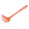 Venta al por mayor de fábrica selección multicolor cuchara pequeña de silicona translúcida cuchara multifuncional para el hogar utensilios de cocina de silicona