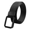 Cinturón Popular de Nylon Transfronterizo Cinturón Casual para Hombre Cinturón de Lona Entrenamiento Militar Táctico Versátil para Exteriores Cinturón Tejido para Pantalones