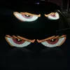 Luz de Ojo de Diablo Dinámica de Expresión para Coche Pegatina para Coche Pantalla de Visualización LED Camión Coche Luz para Parabrisas Delantero y Trasero