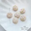 Serie Rosa-Verde de Cuentas de Vidrio Checo Doméstico, Cruz de Fuegos Artificiales Flor Hoja Hecha a Mano Pintada con Oro Materiales y Accesorios para Pulsera DIY