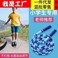 Cuerda para saltar de bambú para niños, estudiantes de primaria, jardín de infancia, bebés principiantes, examen de educación física, cuerda profesional ajustable
