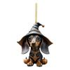 Navidad Nuevo Producto Transfronterizo Gorro Navideño Perro Calabaza Dachshund Colgante para Coche