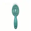 Peine Elástico Oval para el Cabello, para Uso Seco y Húmedo, Antiestático, No Tira del Cabello, Alisa el Cabello al Instante, Peine para Peluquería y Masaje en Casa
