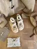 Zapatos de Invierno para Mujer Ludake, Punta Redonda, Lazo, Felpa Cálida, Slip-On, Mary Jane