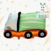 MECRLA Cohete Espacial Globo de Papel de Aluminio Helicóptero Camión de Bomberos Decoración para Fiesta de Cumpleaños Accesorios Venta al por Mayor