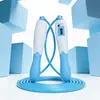 Cuerda para Saltar de Alambre de Acero Directamente del Fabricante, Más Vendida, Longitud Ajustable, Cuerda para Saltar de Color Dibujo Bloqueado con Contador, Adecuada para Escuelas Primarias y Secundarias, Jardín de Infancia, Transfronterizo