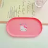 Linda Bandeja de Bocadillos para el Hogar Labubu Mesa de Comedor Escupidera Bandeja para Guardar Fruta Bandeja para Taza de Té