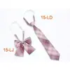 En stock de fábrica Corbata de moño a cuadros para niñas Corbata de moño gratis Estilo Universitario Japonés Corbata de Uniforme JK Traje de Corbata de moño