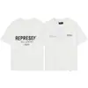 Camiseta holgada de manga corta con cuello redondo y estampado de eslogan de REPRESENT Los Angeles Limited para mujer, de Heavy High Street, a la moda