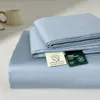 2026 Nova Classe A Grau Mãe e Bebê 60s Cor Pura Algodão de Fibra Longa de Alta Qualidade Roupa de Cama Lençol de Cama Individual de Algodão Conjunto de Três Peças Cama
