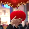 Farolillos Mini Rojos para Bodas, Colgantes Festivos para Balcones e Interiores, Colgantes de Farolillos Pequeños con Terciopelo para Bonsáis de Año Nuevo en Exteriores