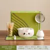 Conjunto de Caixa de Presente Fofa de Matcha Conjunto de Chá de Cerâmica Ferramentas Batedor de Chá Fabricante Atacadista Transfronteiriço Fornecimento TK Shopee Dropshipping