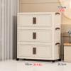 Gabinete de Almacenamiento Transparente Modelo Nuevo Gabinete de Almacenamiento con Puerta Estante de Almacenamiento Multicapa Gabinete de Plástico para Snacks Gabinete de Almacenamiento para Niños