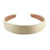 Diadema de satén de 3 cm diadema de tela de ala ancha retro tocado de temperamento dulce pasador para el cabello de niñas accesorios para el cabello