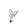 Brincos de Cobre com Zircônia Incrustada Transfronteiriços Acessórios Borboleta com Zircônia Incrustada Super Brilhantes Rosca Externa Versátil Vários Estilos Acessórios de Joias