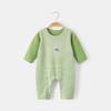 Macacão de veludo para bebê primavera e outono sem costura quente para bebê justinho roupa íntima pijama macacão para meninos e meninas macacão outono e inverno