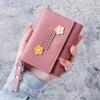 Cartera para dama corta de moda creativa versión coreana 2022 directa de fábrica, monedero con hebilla para estudiante