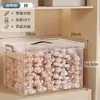 Caixas de Armazenamento de Roupas e Brinquedos no Atacado, Caixas de Armazenamento Transparentes de Grande Capacidade, Caixas de Armazenamento de Plástico, Caixas de Armazenamento de Lanches
