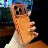 Funda de Teléfono Magnética de Colores con Airbag Adecuada para Apple 17Promax Antideslizante 16 Anticaídas 15 Alto Valor Estético 11/12/17