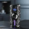 Encendedor Spinner Único para la Punta del Dedo, Doble Uso Gas y Eléctrico, a Prueba de Viento, con Iluminación LED, Popular en TikTok