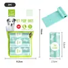 Sacos de Lixo Ecológicos Totalmente Degradáveis Nunbell Transfronteiriços, Sacos Espessos para Resíduos de Animais de Estimação, Sacos para Fezes de Gatos e Cachorros