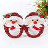 Nuevas gafas de decoración navideña, decoraciones navideñas, decoración de fiesta de comercio exterior, decoración divertida, suministros navideños, ojos navideños