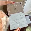 Pantalla completa con estrellas y notas musicales, funda protectora plegable en forma de Y adecuada para tabletas de 10/11ª generación, Air6/5, anticaída, pro11/13, estilo coreano