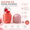 Roller Facial de Silicone de Resfriamento Físico Massagem Facial com Gelo