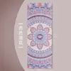 Tapete de Yoga de Gamuza y Caucho Toalla de Taller Profesional Antideslizante Lavable Portátil Delgado Plegable a Prueba de Suciedad Manta de Viaje para Yoga