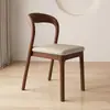 Silla de comedor de madera maciza estilo vintage, silla para el hogar con respaldo, mesa y sillas de comedor nuevas de nogal, taburete de comedor para restaurante, mesa y sillas sencillas