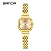 Relógio de Quartzo SANDA AliExpress Explosivo Feminino de Quartzo Quadrado com Diamantes Compacto Casual Moda Versátil