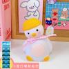 Lámpara de noche LED con forma de patito para dormitorio de niña, adorno para dormitorio, regalo creativo