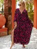 En Stock Estampado de Zebra Tejido Oversize Cubre Traje de Baño Vestido Largo de Vacaciones Transfronterizo 8772 (47 Colores) Y