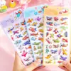 Pegatinas de Relieve Tridimensionales, Pegatinas para Niños, Pegatinas Decorativas, Pegatinas para Material de Agenda Escolar, Pegatinas de Cristal, Pegatinas 3D Lindas para Niñas