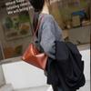 Bolsa feminina de couro genuíno 2023 bolsa de novo estilo de alto senso europeu e americano moda cowhide all-match casual bolsa de mensageiro de couro macio