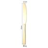 Acero Inoxidable Juego de Cinco Piezas Tenedor Cuchara Cuchillo para Carne y Tenedor para Comida Occidental Juego de Hotel Vajilla Transfronteriza Cuchara de Postre Mango Cuadrado Amazon