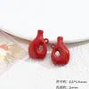 Nuevo Colgante Geométrico Simple en Forma de Jarrón de Aleación Hecho a Mano DIY Encanto para Teléfono Accesorio para Bolso Materiales